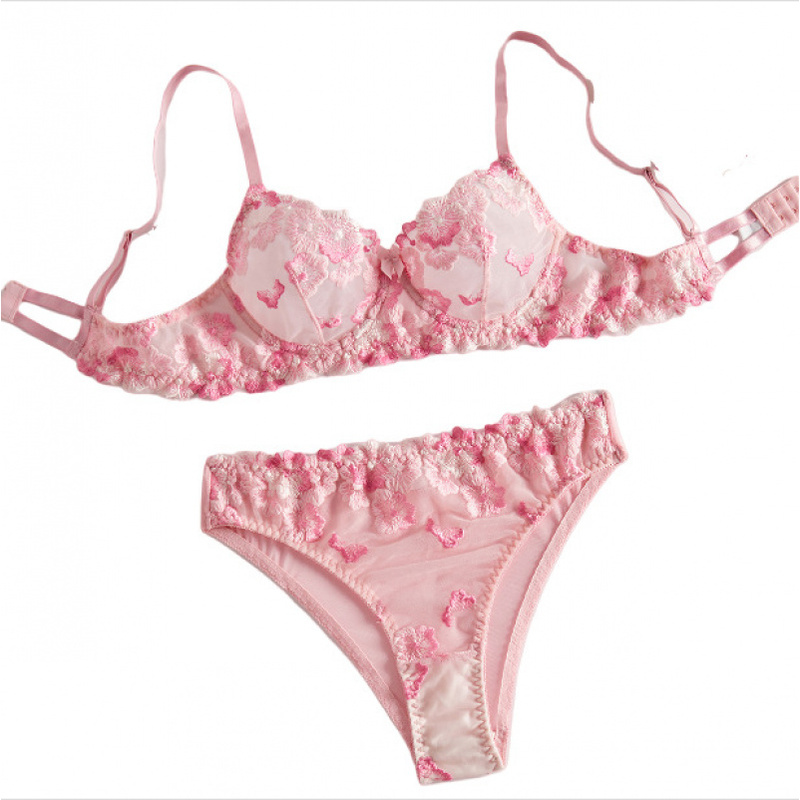 Conjunto de lingerie biquíni c - Sheer Bra Lace avaliação e preço
