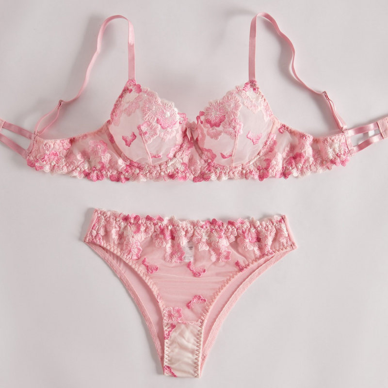 Conjunto de lingerie biquíni c - Sheer Bra Lace avaliação e preço